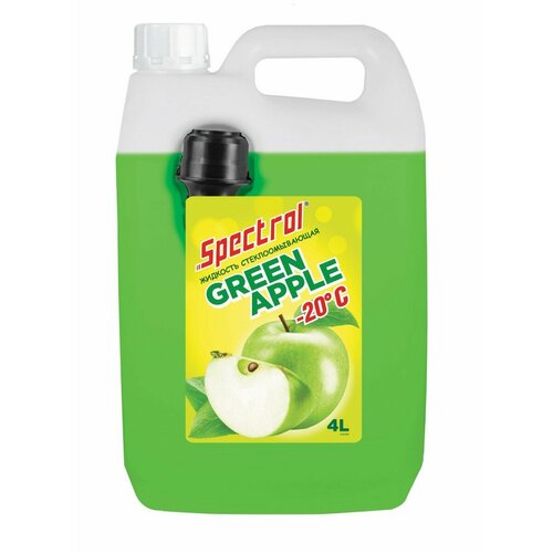Жидкость для омывания стекла Spectrol Green Apple (-20 *) 4 л.