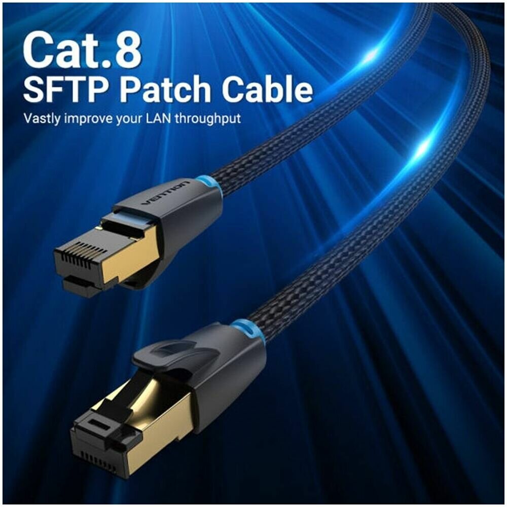 Сетевой кабель Vention SFTP cat.8 RJ45 3m IKGBI