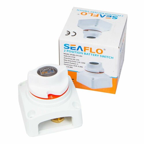 Выключатель массы SeaFlo 275-1250А, 12V/24V выключатель массы дистанционный 12v 1300 3737