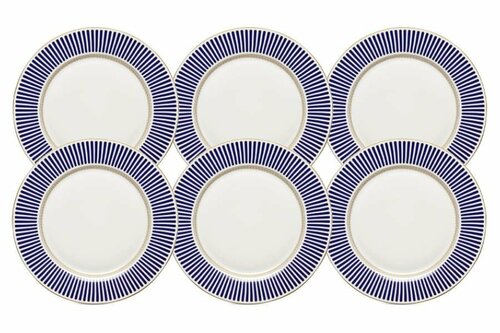 Набор 6 тарелок обеденных Corallo, 27 см (Pozzi Milano 1876)