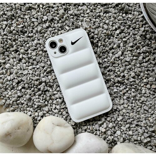 Чехол на iPhone 15 / Айфон 15 силиконовый противоударный с принтом Nike sport