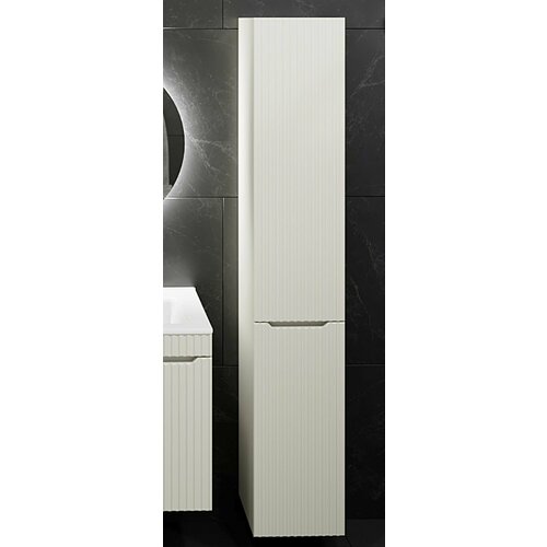 Пенал для ванной Фостер подвесной 170x30 см МДФ матовый цвет бежевый