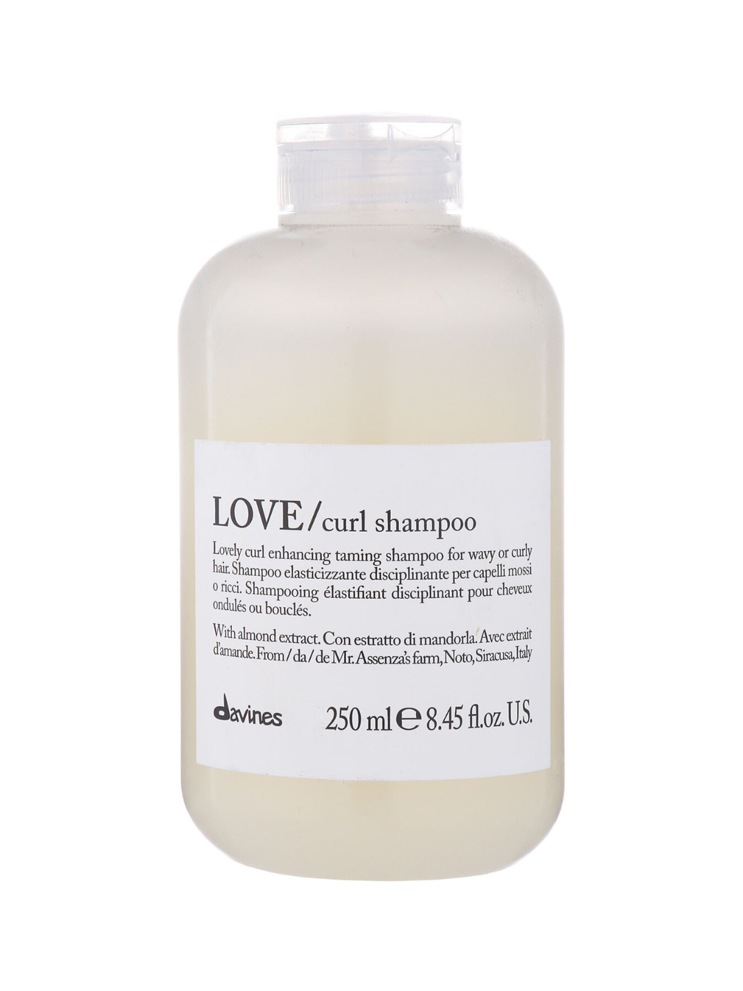 Davines Love Curl Профессиональный шампунь для усиления завитка волос, Италия