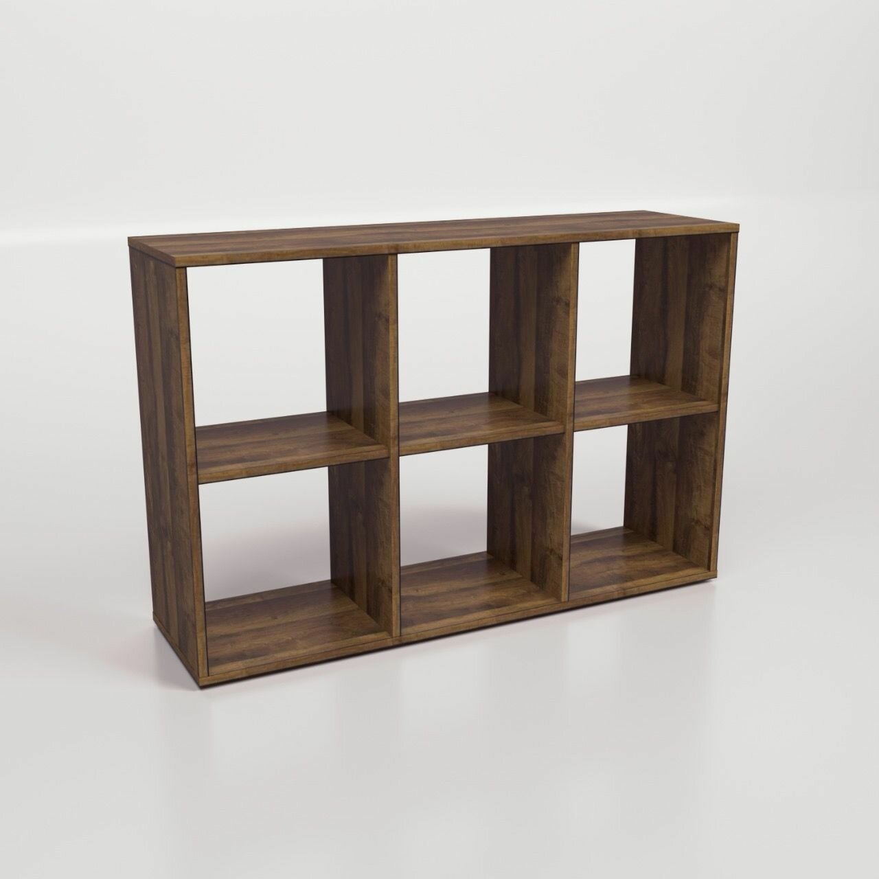 Шкафы, Полки Xiaomi Стеллаж деревянный напольный открытый с полками 6 секций, перегородка для зонирования комнаты, открытый шкаф для книг