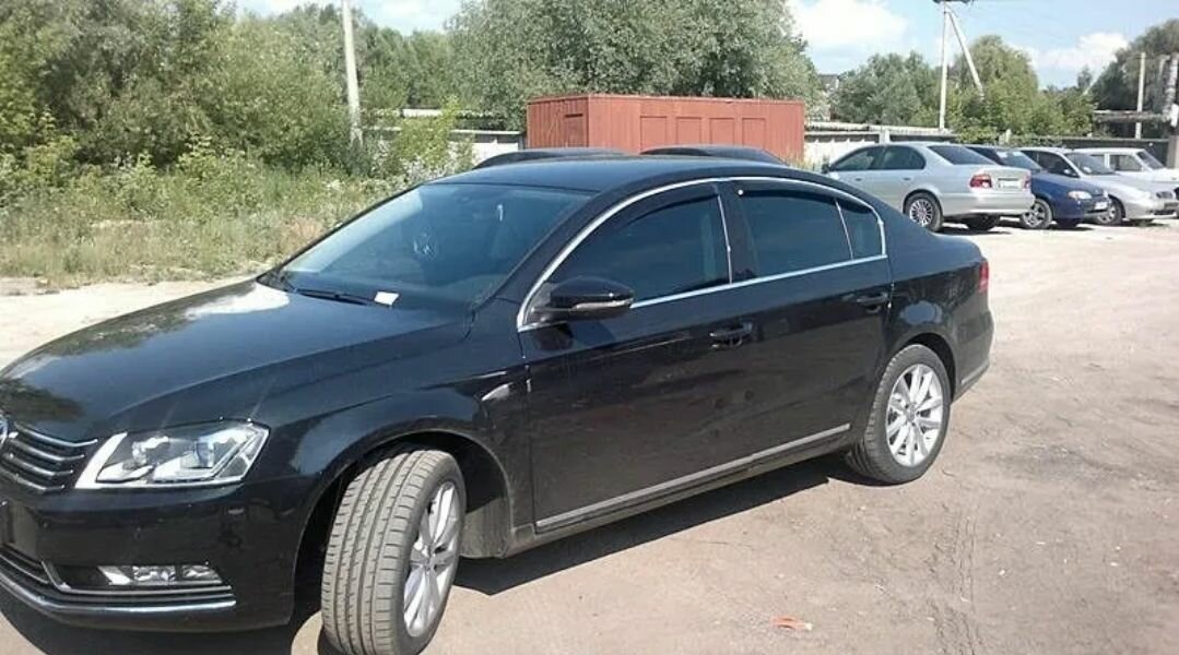 Дефлекторы окон (ветровики) Volkswagen Passat B6/B7