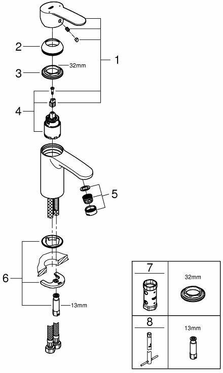 Смеситель GROHE - фото №9
