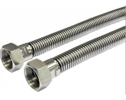 Подводка сильфон ГАЗ WaterMark WMG-100FF*1/2 1/2" 1.0м г/г