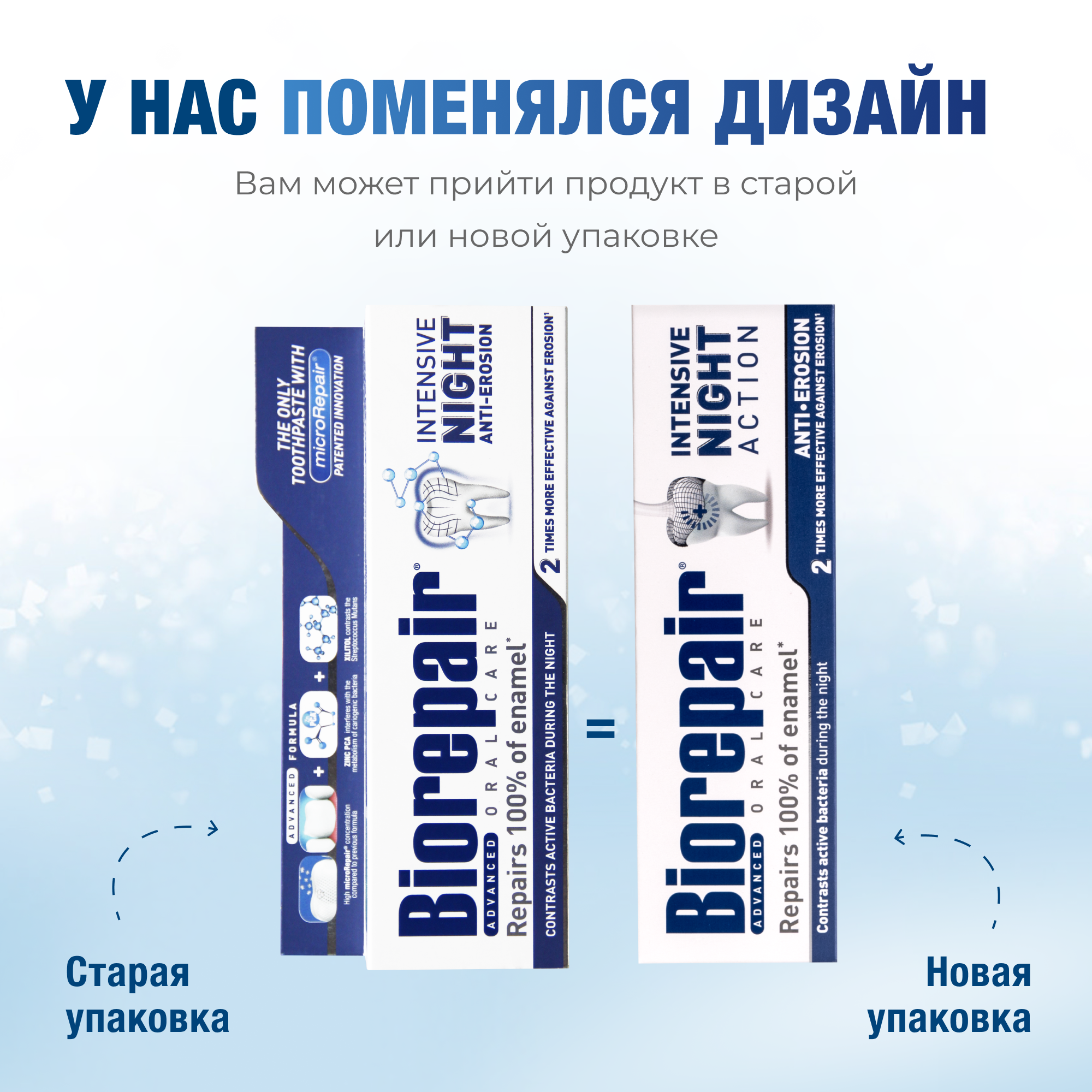 Картинки Зубная паста Biorepair Intensive Night Repair, ночное восстановление, 75 мл