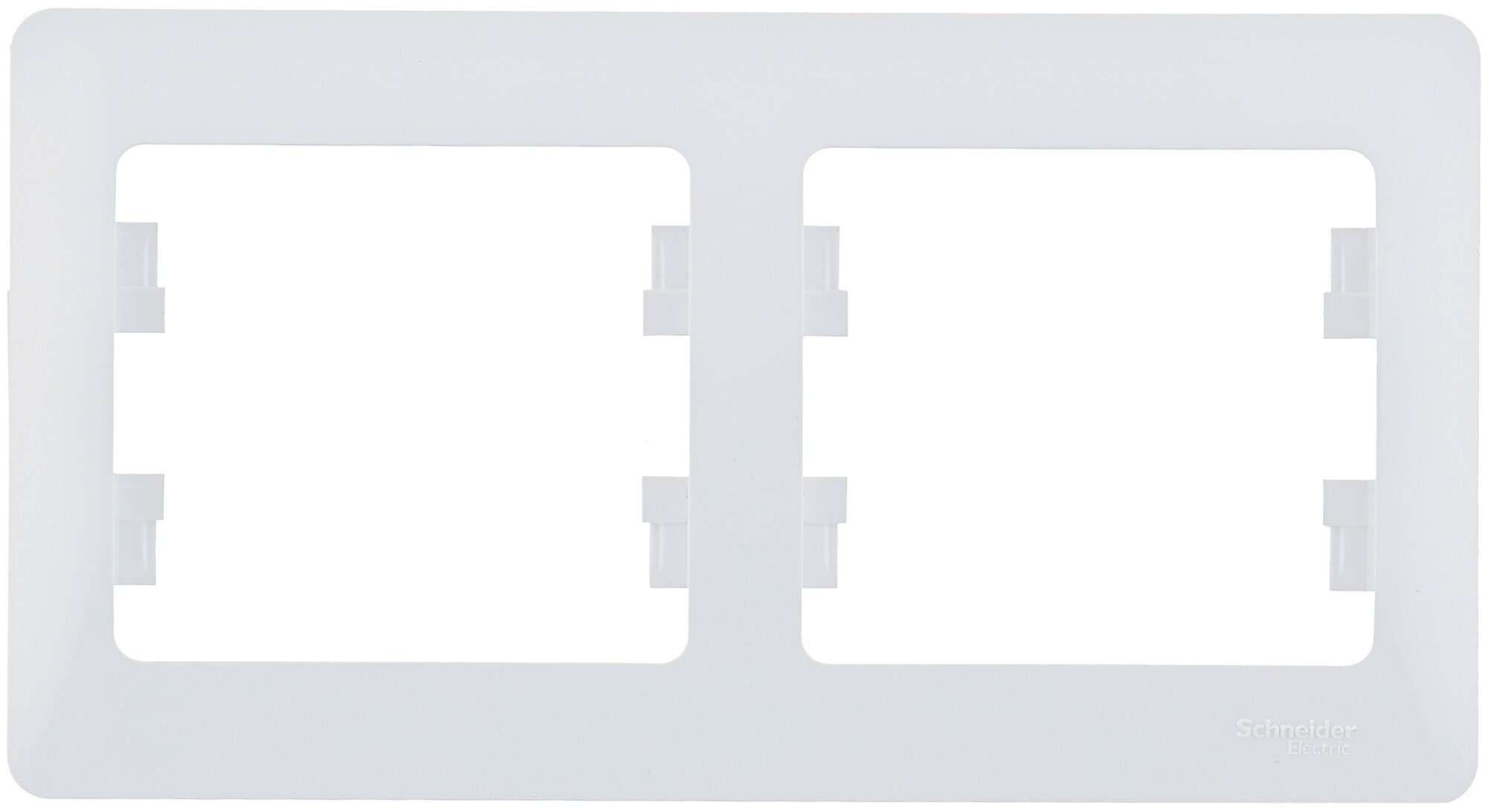 Schneider-electric GSL000102 Glossa 2-постовая Рамка горизонтальная Белый .