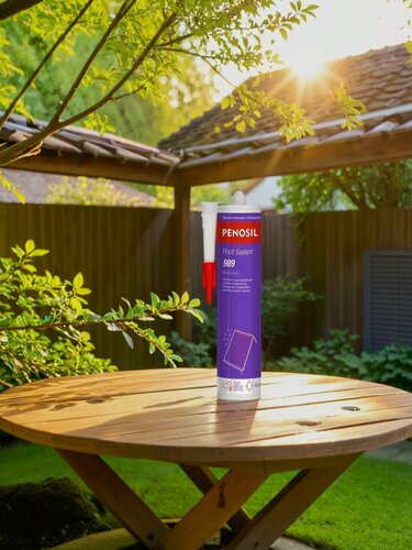 Изображение товара Герметик каучуковый PENOSIL Roof Sealant 989 для кровли и водостоков 280 мл бесцветный, H0003Z.