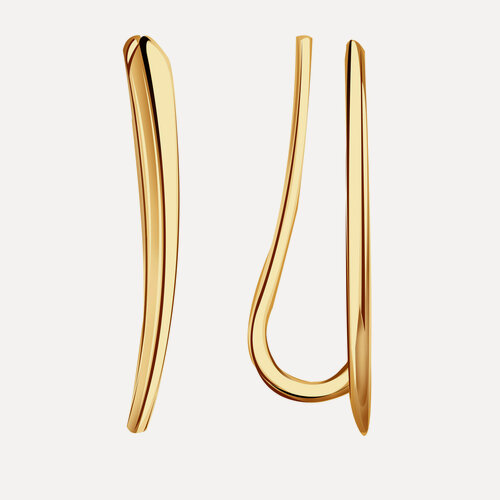 Изображение товара Серьги, красное золото, 585 проба