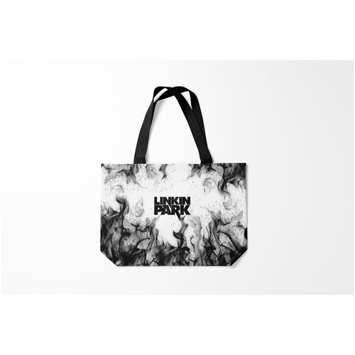 фото Сумка-шоппер / 46х35 см / рок / linkin park burnettie