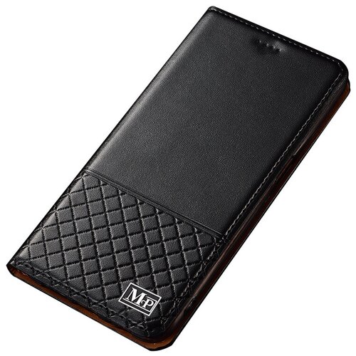 фото Чехол-книжка mypads premium для samsung galaxy a72 (sm-a725f) 2021 из качественной импортной натуральной кожи дорогой элитный с элегантной стеганой прошивкой черный