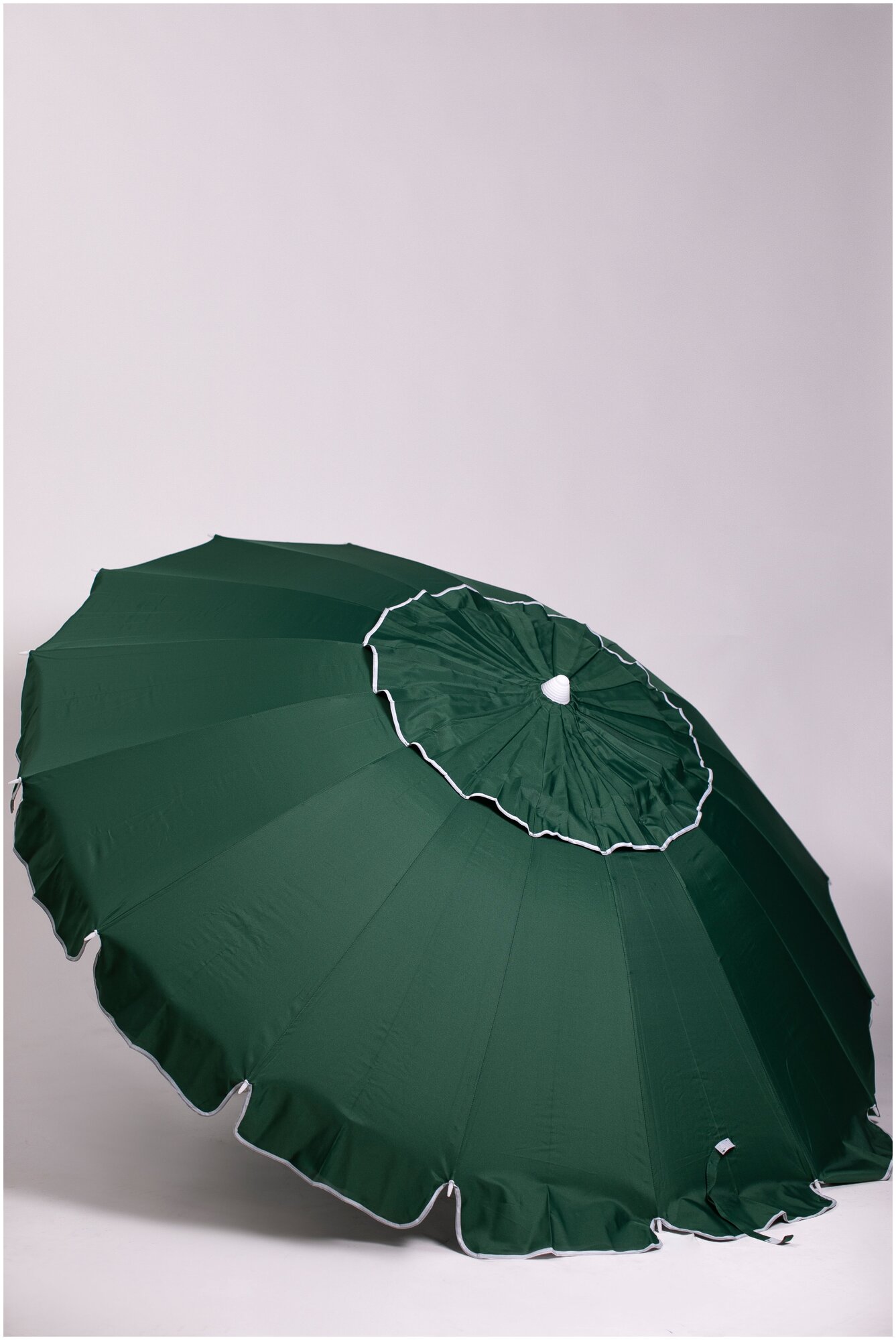 Зонт пляжный, солнцезащитный 2.2 м 16 спиц, . ткань-оксфорд, с клапаном, с наклоном. основание-алюминий - фотография № 4