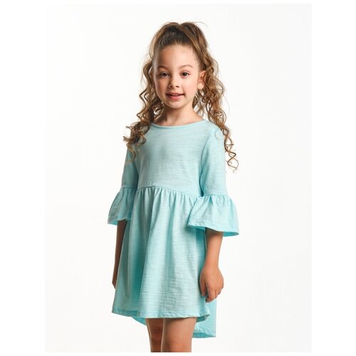 Платье для девочек Mini Maxi, модель 7138, цвет бирюзовый, размер 98