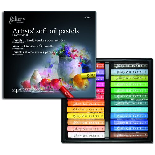 MUNGYO Gallery Набор пастели Artists' Soft Oil Pastels, 24 цвета разноцветный