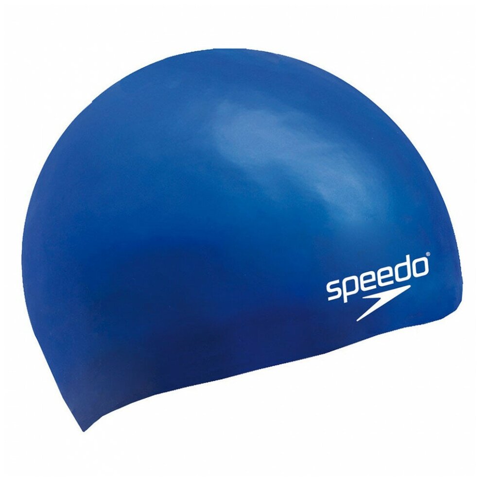 Шапочка для плавания детская SPEEDO Molded Silicone Cap Jr, 8-709900002, синий, силикон