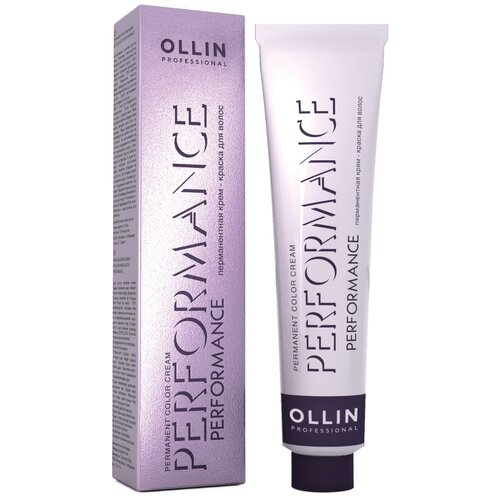 Купить OLLIN PERFORMANCE Перманентная крем-краска для волос 9/8 блондин жемчужный, 60мл, OLLIN Professional