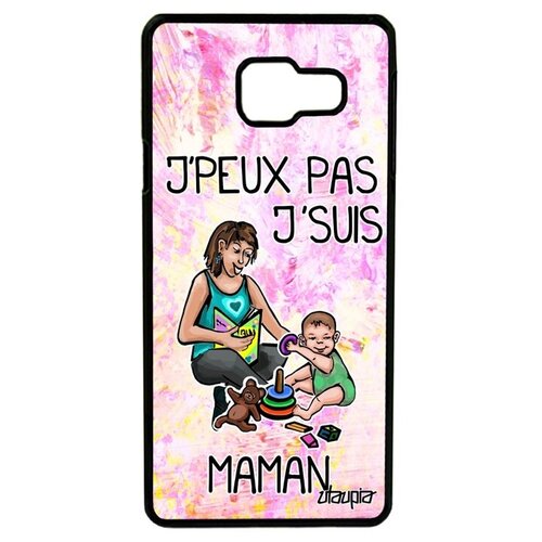 фото Ударопрочный чехол для // galaxy a3 2016 // "не могу - стала мамой!" комикс юмор, utaupia, голубой