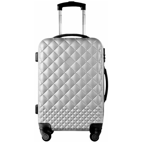 фото Чемодан легкий из abs пластика supra luggage, кодовый замок с индивидуальной настройкой кода, 43 литра, 4 колеса с поворотом на 360 градусов