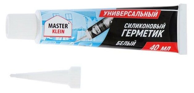 Герметик Master Klein силиконовый универсальный белый 40 мл