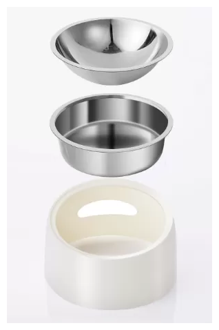 Миска для домашних животных Jordan Judy Pet Bowl Белая - фотография № 3