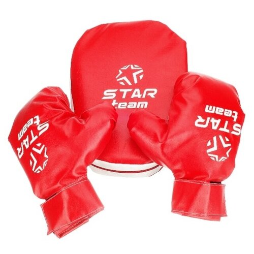 Детский игровой набор для Бокса лапа и перчатки STAR TEAM. арт. IT107834 детский игровой набор для бокса лапа и перчатки star team арт it107834