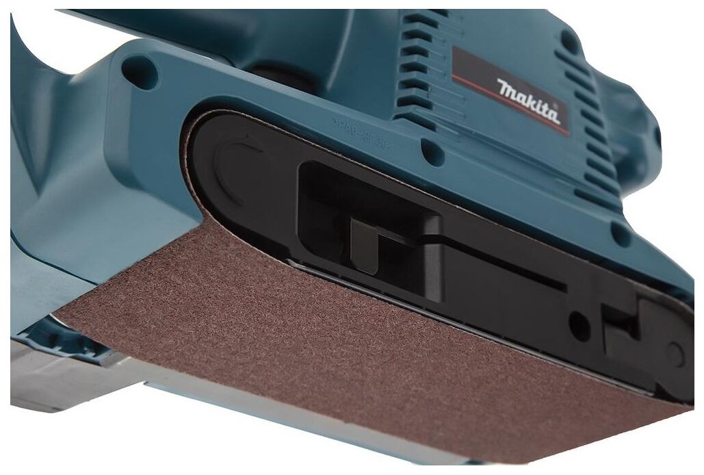 Машина шлифовальная ленточная Makita 9910К 650Вт 76х457мм 270м/мин - фотография № 9