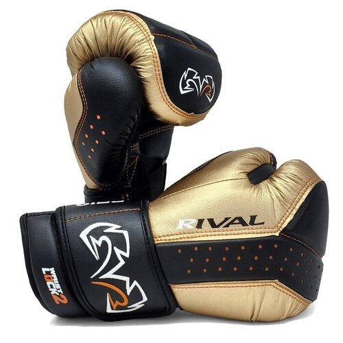 Перчатки боксерские RIVAL RB10 INTELLI-SHOCK BAG GLOVES, размер L, золотые