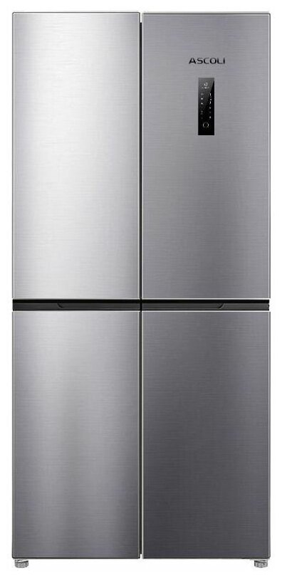 Холодильник Ascoli ACDS460WE (Total NoFrost), серебристый