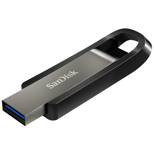 флешка sandisk extreme go usb 3 1 128 гб 1 шт черный серый Флешка SanDisk Extreme Go USB 3.2 128 ГБ, 1 шт., серый