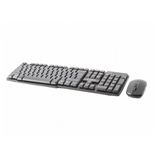 Клавиатура + мышь CBR KB SET 720W, беспроводная, USB, черный