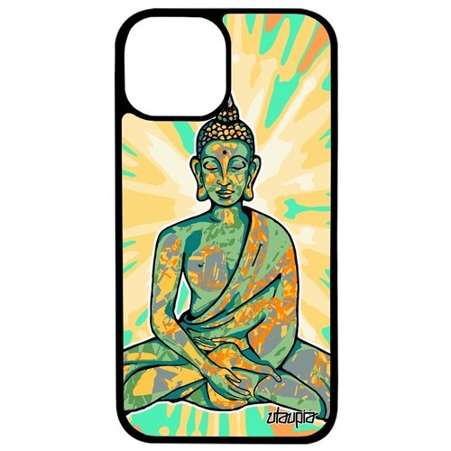 фото Дизайнерский чехол для // iphone 13 // "будда" статуя стиль, utaupia, голубой
