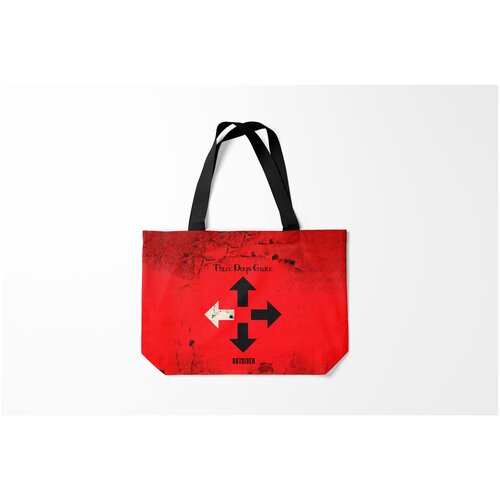 фото Сумка-шоппер / 46х35 см / рок / three days grace burnettie