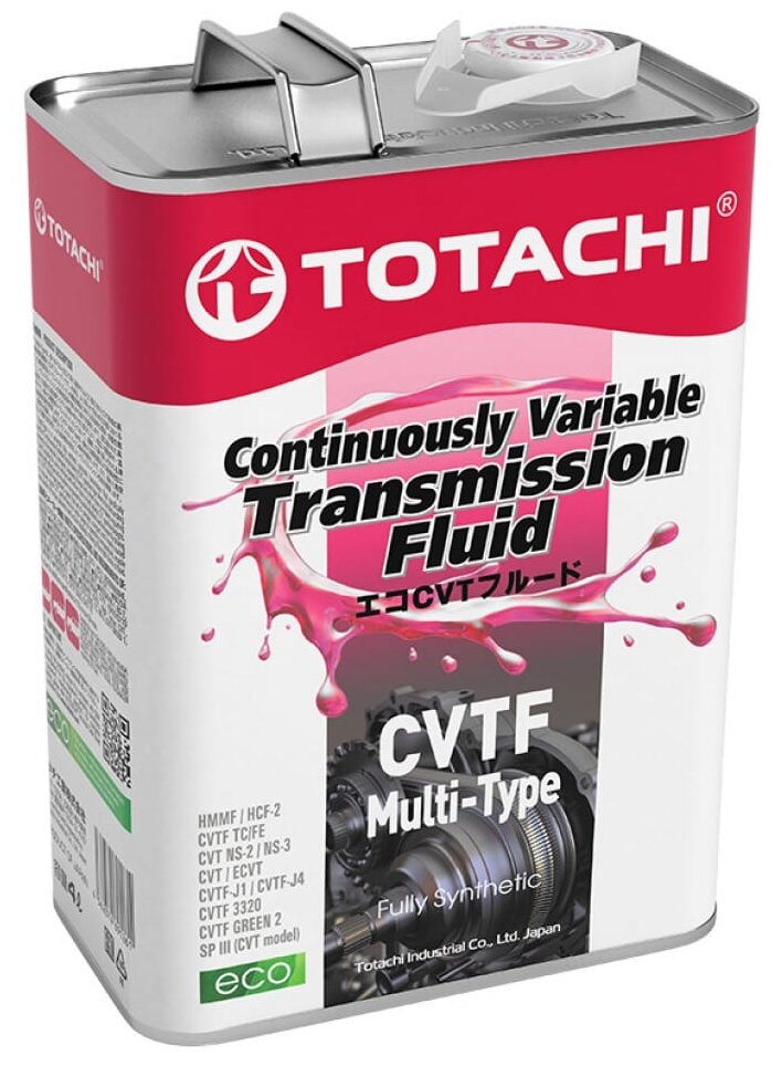 Масло трансмиссионное TOTACHI ATF CVT MULTI-TYPE, 4 л