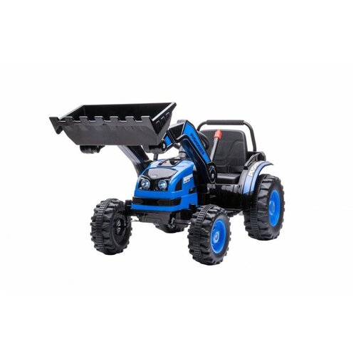 фото Электромобиль трактор с ковшом hl389, синий harleybella