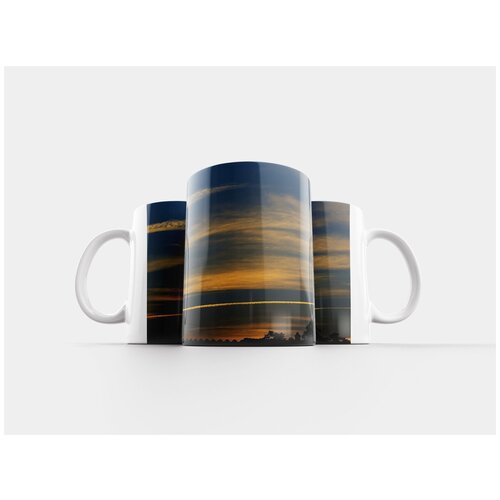 фото Кружка "заход солнца, мачта, телевизионная мачта" 320 мл lotsprints