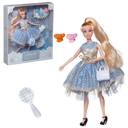 Кукла ABtoys "Бал принцессы" с сумочкой, светлые волосы 30см PT-01612