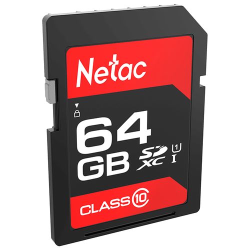 Флеш-накопитель NeTac Карта памяти Netac P600 Standard SD 64GB, Retail version