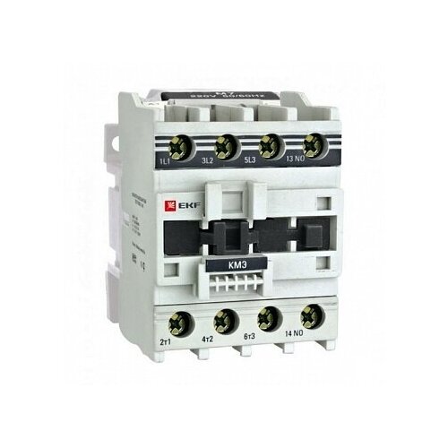 Контактор КМЭ 3P 25А 400/400В AC 7.5кВт. ctr-s-25-380 EKF