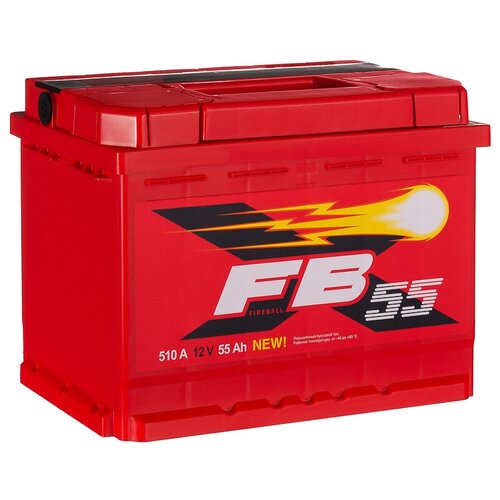 Аккумулятор 6ст-55vlr 55ah 510a 242х175х190 Полярность 0 Клеммы A Тип Крепления В3/В13 FB арт. 555108040