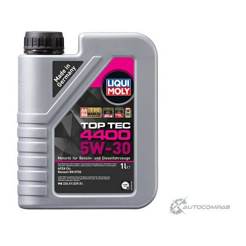 LIQUI MOLY Масло моторное синт Top Tec 4400 5W-30 C4 RN0720 (1л) 2319