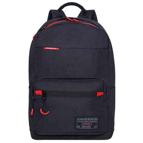 фото 365-22 rq-008-3 рюкзак молодежный grizzly черный