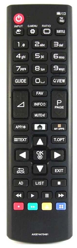 Пульт Huayu для телевизора LG 49LB870V