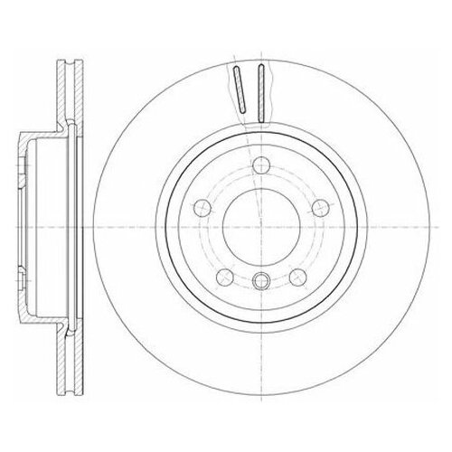 фото Тормозной диск передний roadhouse 697810 для bmw x3 e83 road house