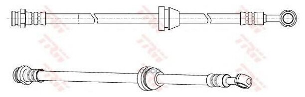 Тормозной шланг TRW PHD947