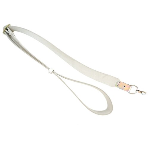 фото Тм вз ремень автоматный ак кожаный белый 1 карабин воензаказ