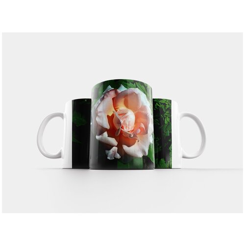 фото Кружка "цветок, роуз, розовый" 320 мл lotsprints