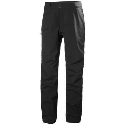  брюки Helly Hansen, карманы, мембрана, регулировка объема талии, водонепроницаемые, размер XXL, черный