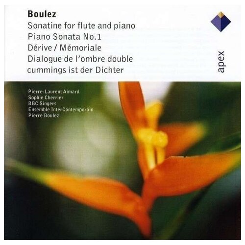 AUDIO CD BOULEZ Piano Sonata No. 1, Chamber Works. / Laurent Aimard, Ensemble InterContemporain